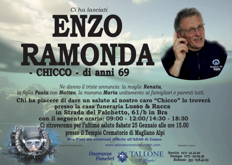 Manifesto di ENZO RAMONDA "CHICCO"