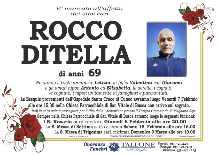 Manifesto di ROCCO DITELLA