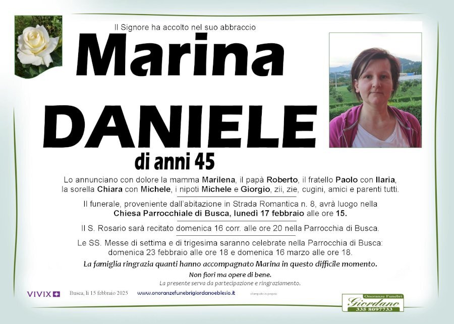 Manifesto di MARINA DANIELE