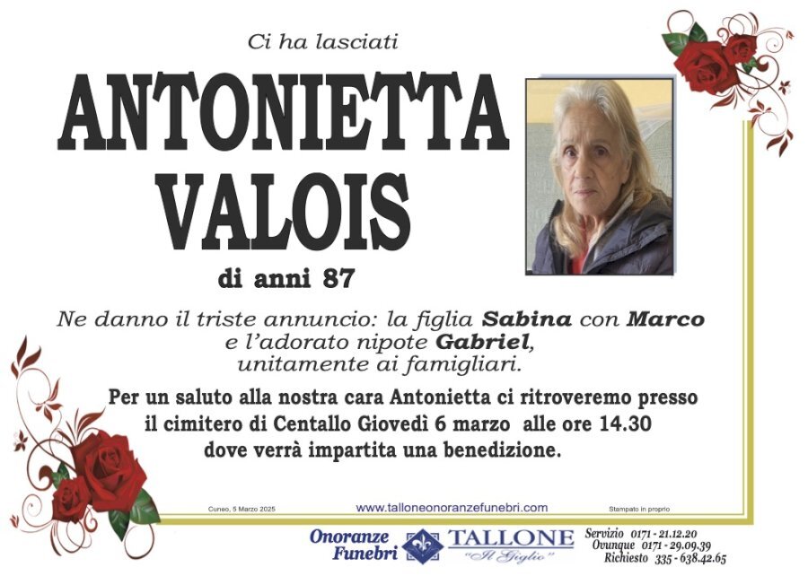 Manifesto di ANTONIETTA VALOIS