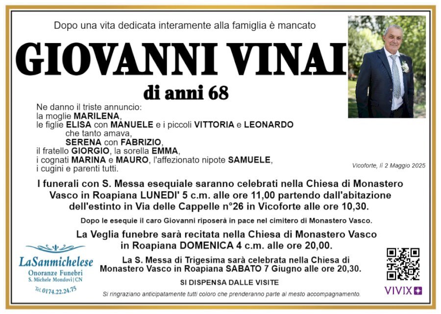 Manifesto di GIOVANNI VINAI Manifesto di GIOVANNI VINAI