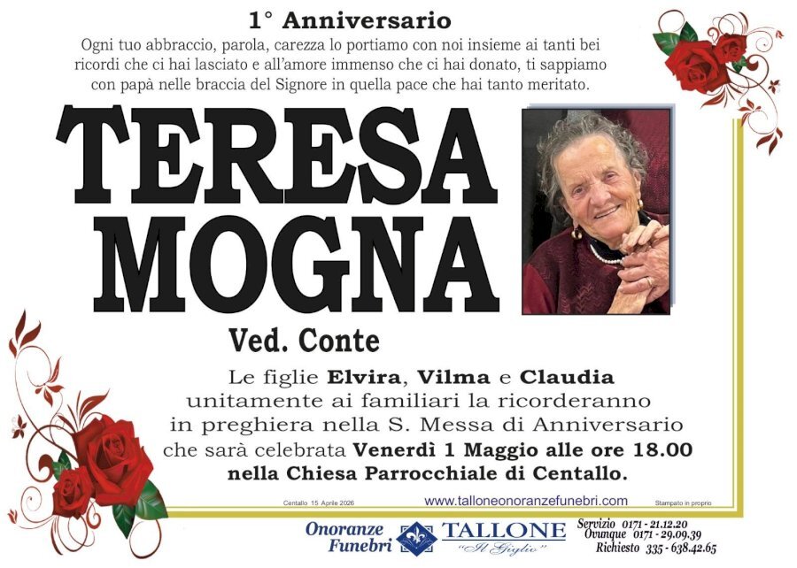 Manifesto di TERESA MOGNA