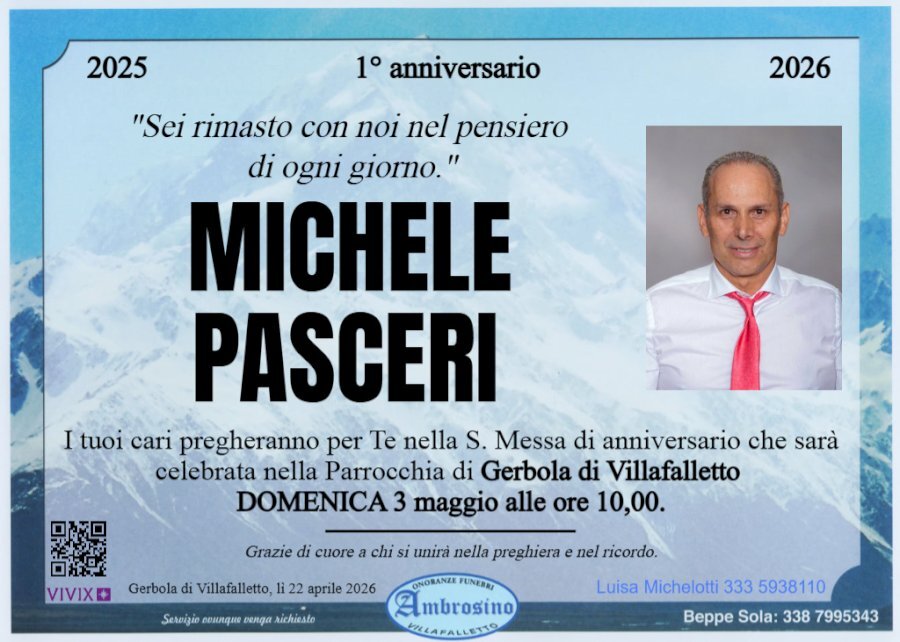 Manifesto di MICHELE PASCERI