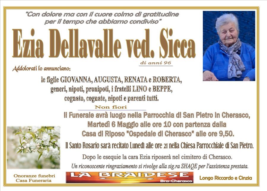 Manifesto di EZIA DELLAVALLE