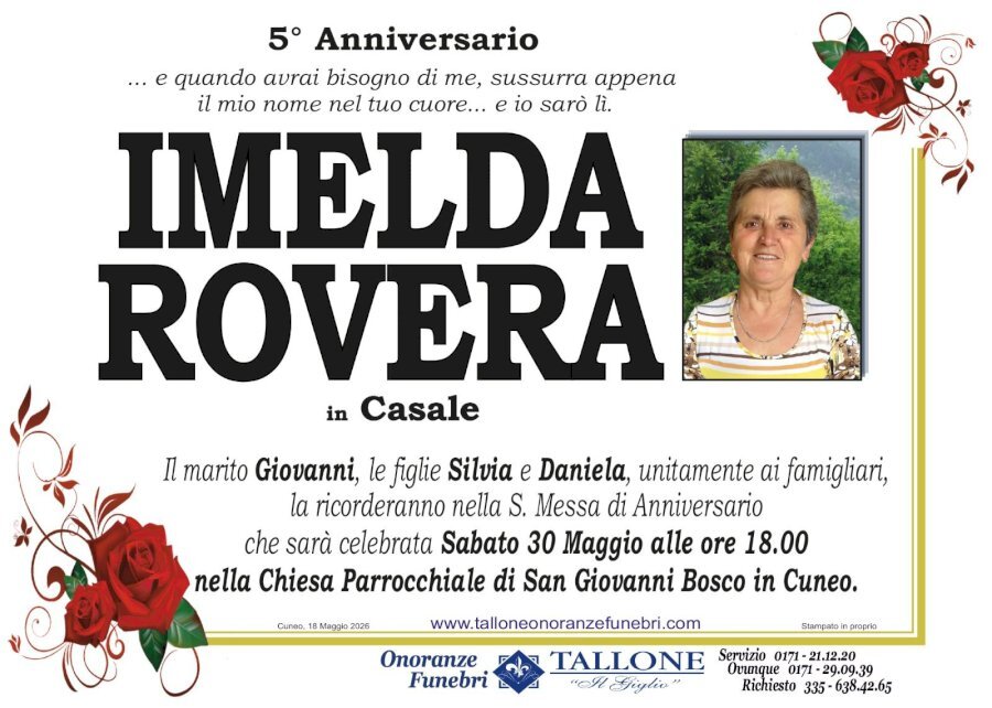 Manifesto di IMELDA ROVERA in CASALE