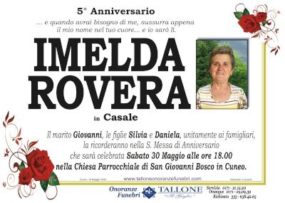 IMELDA ROVERA in CASALE