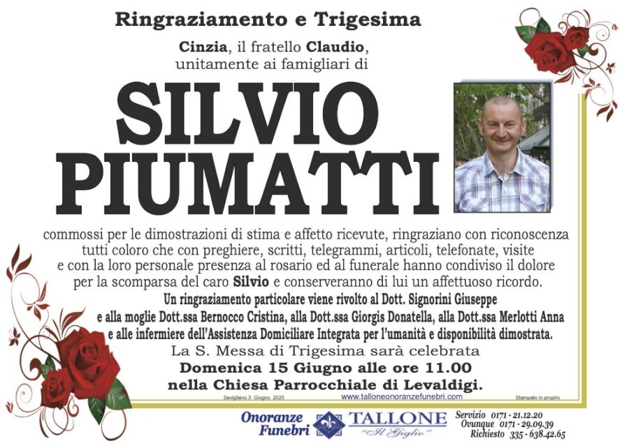 Manifesto di SILVIO PIUMATTI Manifesto di SILVIO PIUMATTI