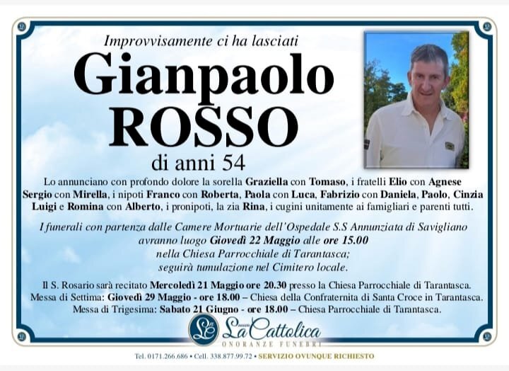 Manifesto di GIANPAOLO ROSSO