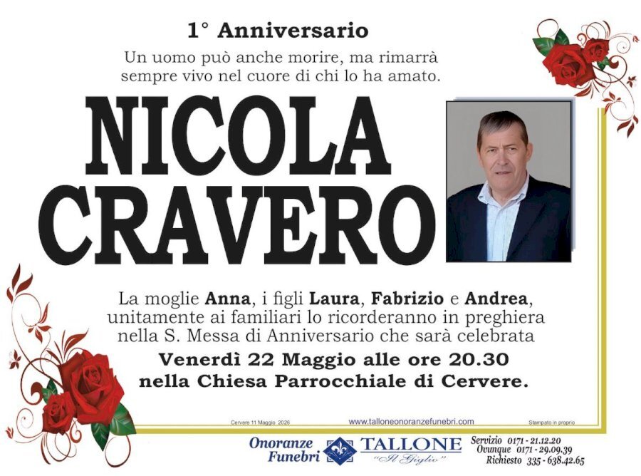 Manifesto di NICOLA CRAVERO