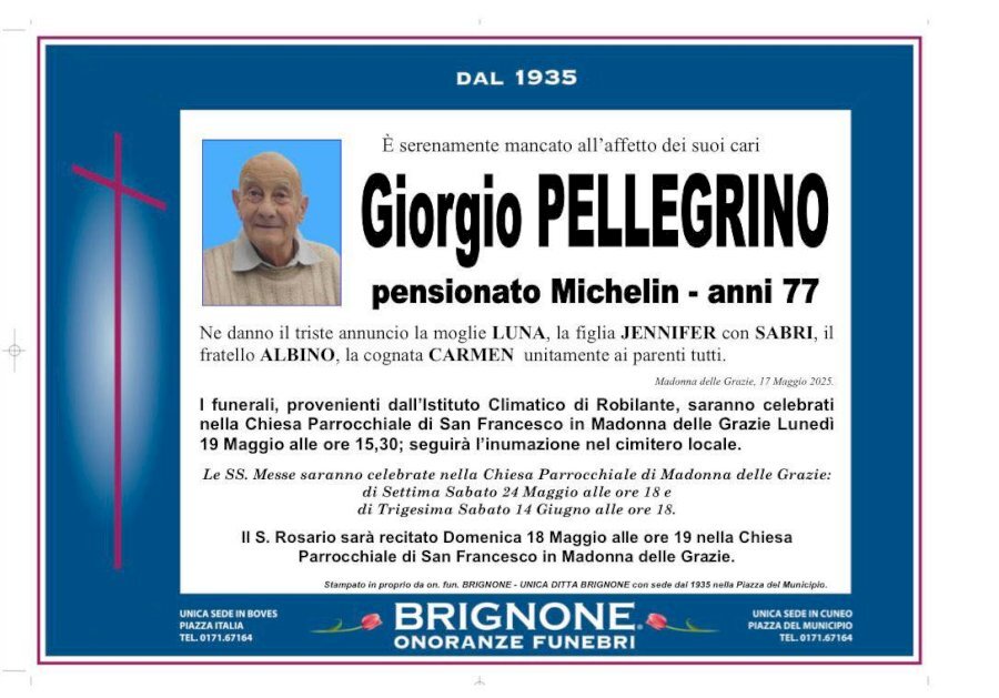 Manifesto di GIORGIO PELLEGRINO