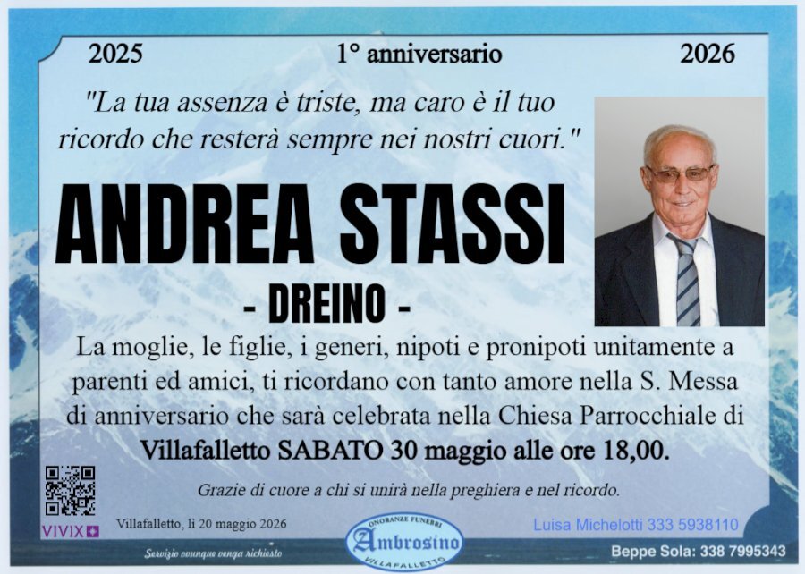 Manifesto di ANDREA STASSI "DREINO"