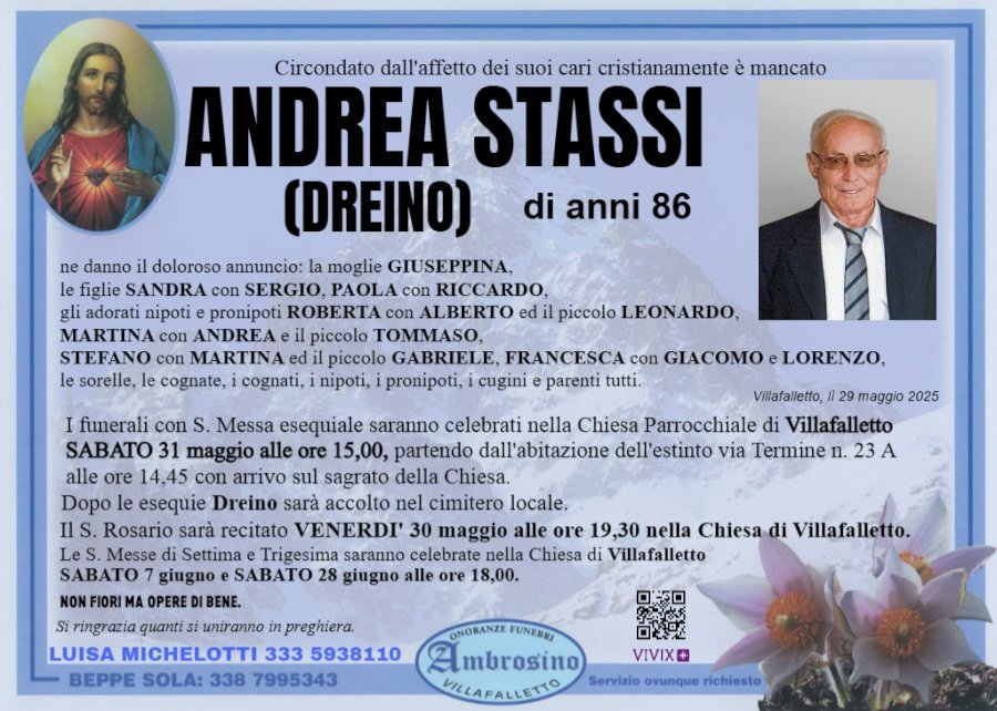 Manifesto di ANDREA STASSI "DREINO" Manifesto di ANDREA STASSI "DREINO"