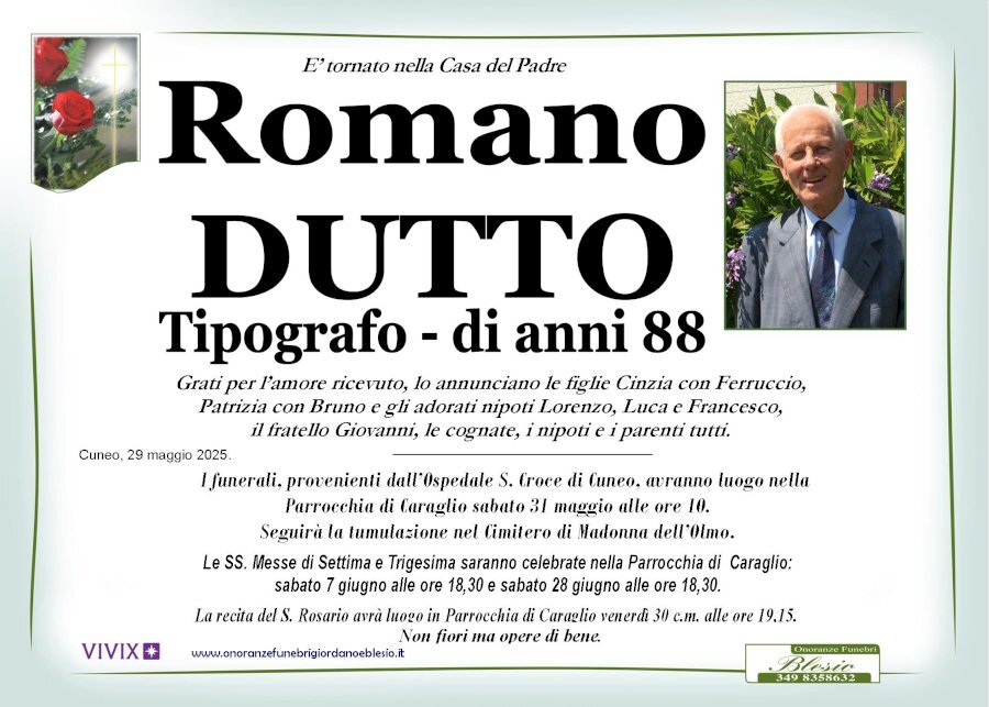 Manifesto di ROMANO DUTTO