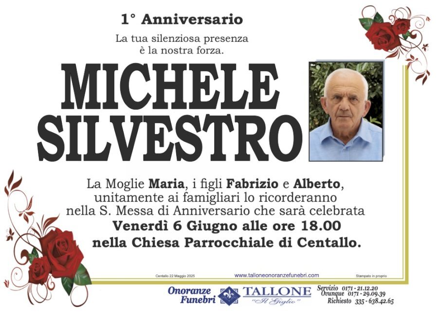 Manifesto di MICHELE SILVESTRO Manifesto di MICHELE SILVESTRO