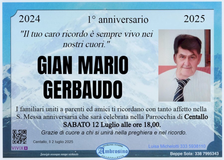 Manifesto di GIAN MARIO GERBAUDO