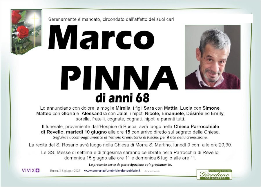 Manifesto di MARCO PINNA Manifesto di MARCO PINNA