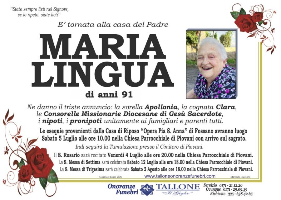 Manifesto di MARIA LINGUA Manifesto di MARIA LINGUA