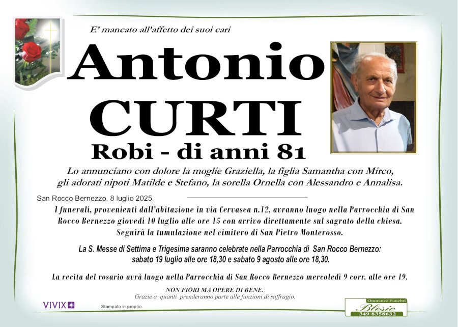 Manifesto di ANTONIO CURTI "ROBI" Manifesto di ANTONIO CURTI "ROBI"