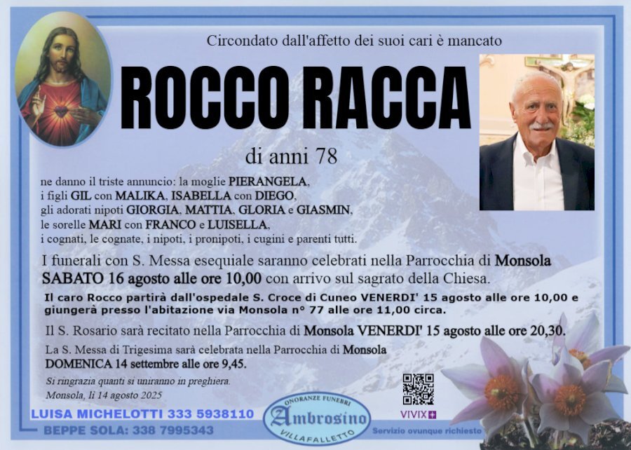 Manifesto di ROCCO RACCA