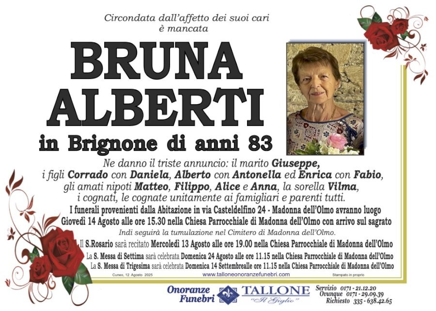 Manifesto di BRUNA ALBERTI in BRIGNONE