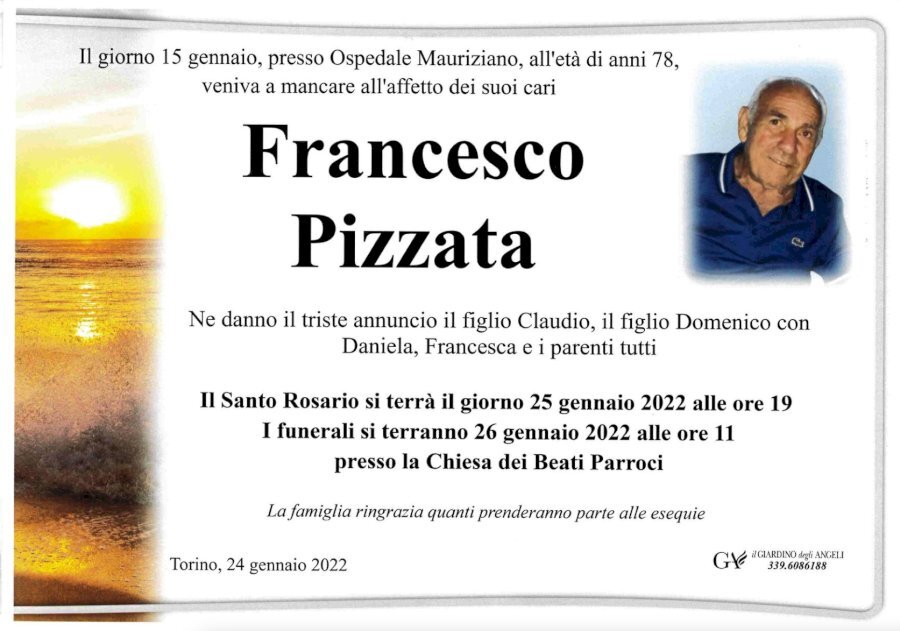 Manifesto di FRANCESCO PIZZATA Manifesto di FRANCESCO PIZZATA