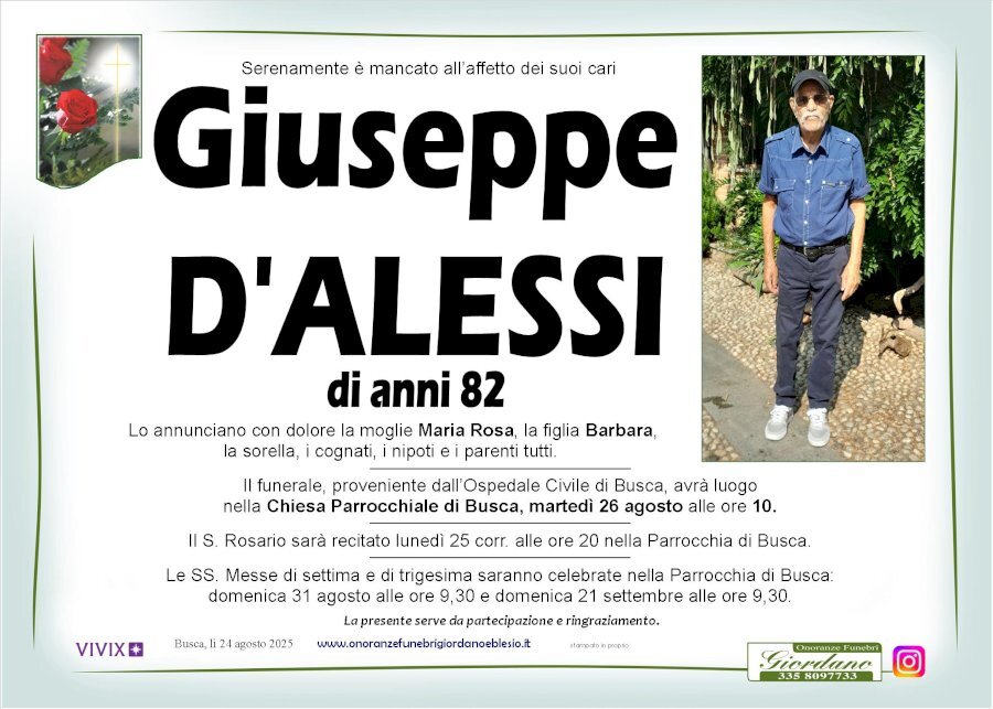 Manifesto di GIUSEPPE D'ALESSI