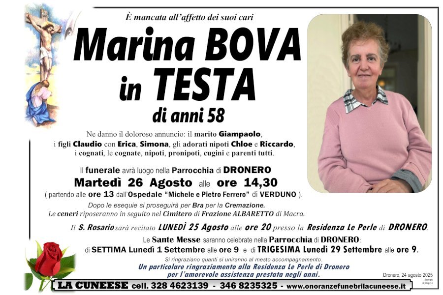 Manifesto di MARINA BOVA in IN TESTA Manifesto di MARINA BOVA in IN TESTA
