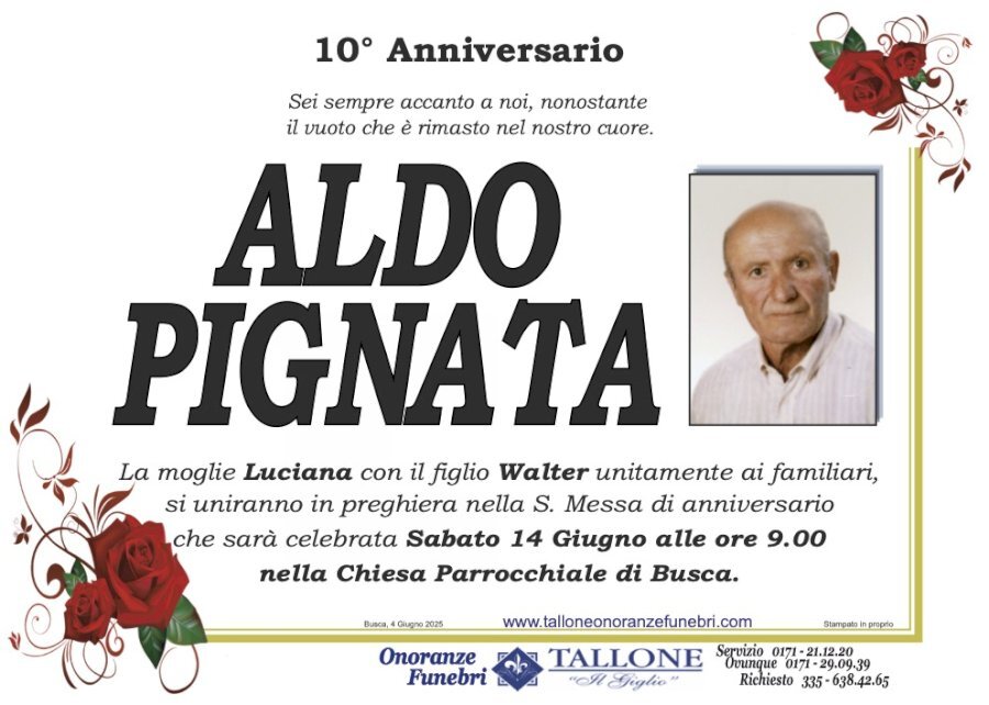 Manifesto di ALDO PIGNATA Manifesto di ALDO PIGNATA