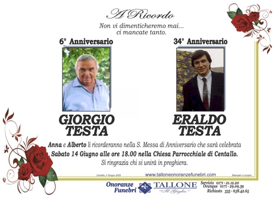 Manifesto di GIORGIO TESTA Manifesto di GIORGIO TESTA