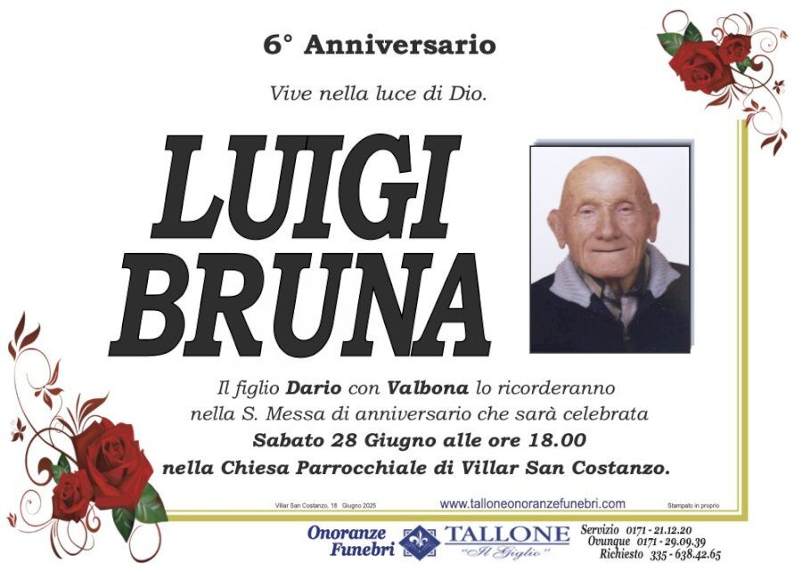 Manifesto di LUIGI BRUNA Manifesto di LUIGI BRUNA