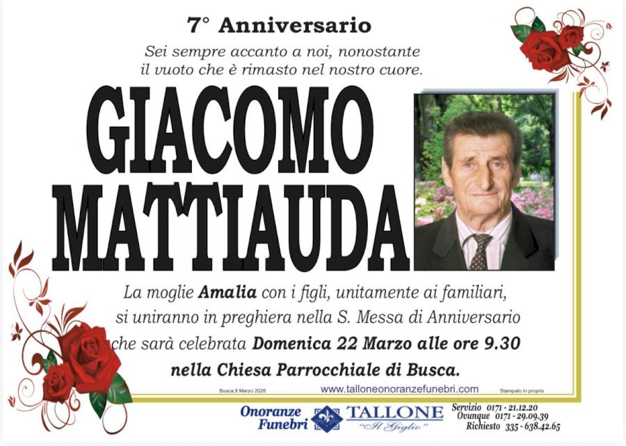 Manifesto di GIACOMO MATTIAUDA