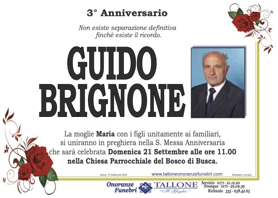 Manifesto di GUIDO BRIGNONE