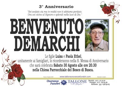 BENVENUTO DEMARCHI