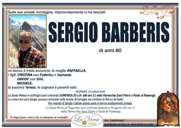 Manifesto di SERGIO BARBERIS