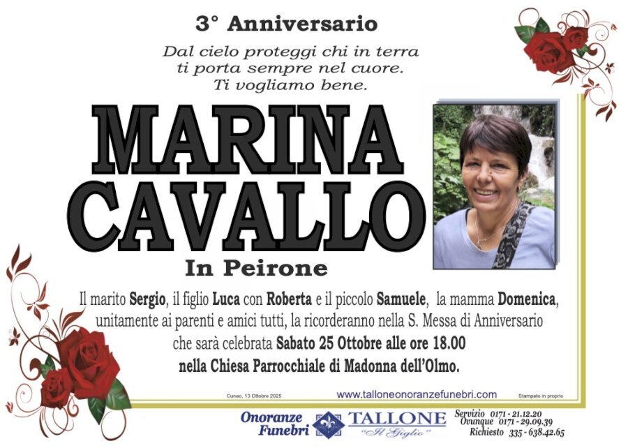Manifesto di MARINA CAVALLO in PEIRONE Manifesto di MARINA CAVALLO in PEIRONE