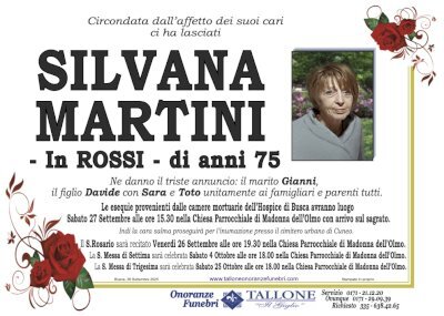 SILVANA MARTINI in ROSSI