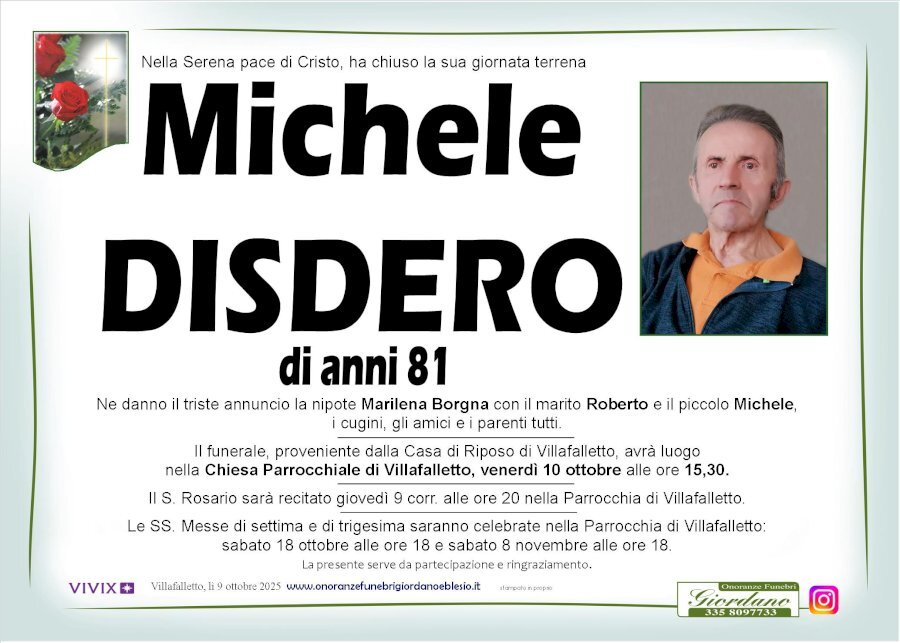 Manifesto di MICHELE DISDERO