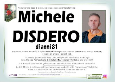 MICHELE DISDERO