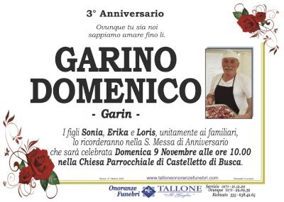 DOMENICO GARINO "- GARIN"