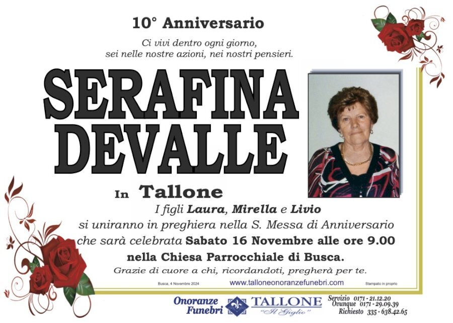 Manifesto di SERAFINA DEVALLE in TALLONE