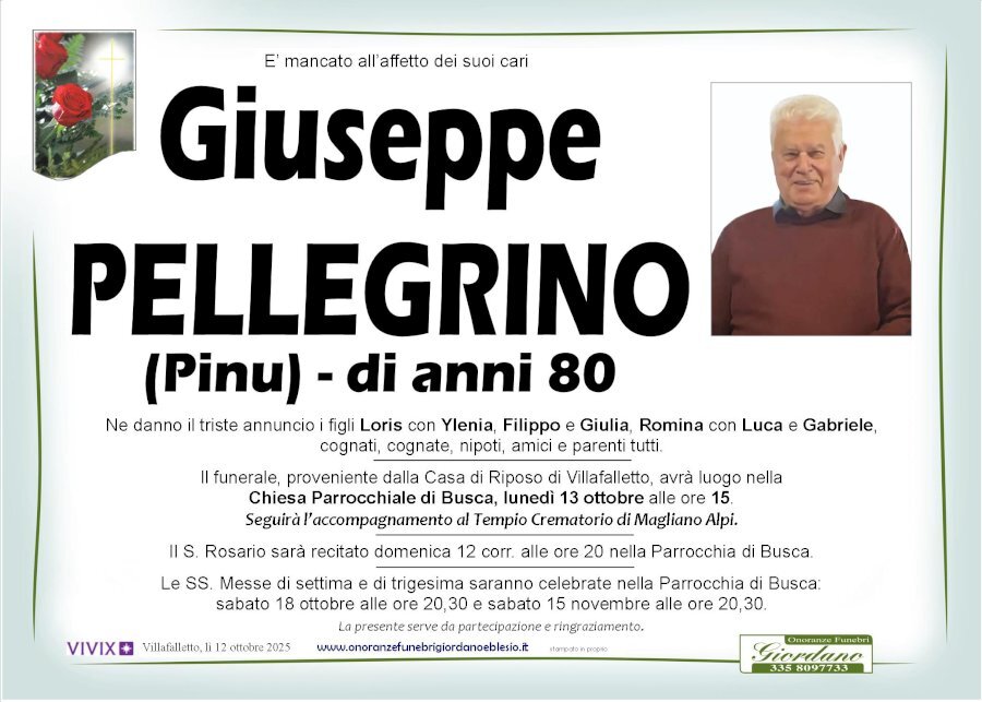 Manifesto di GIUSEPPE PELLEGRINO "PINU"