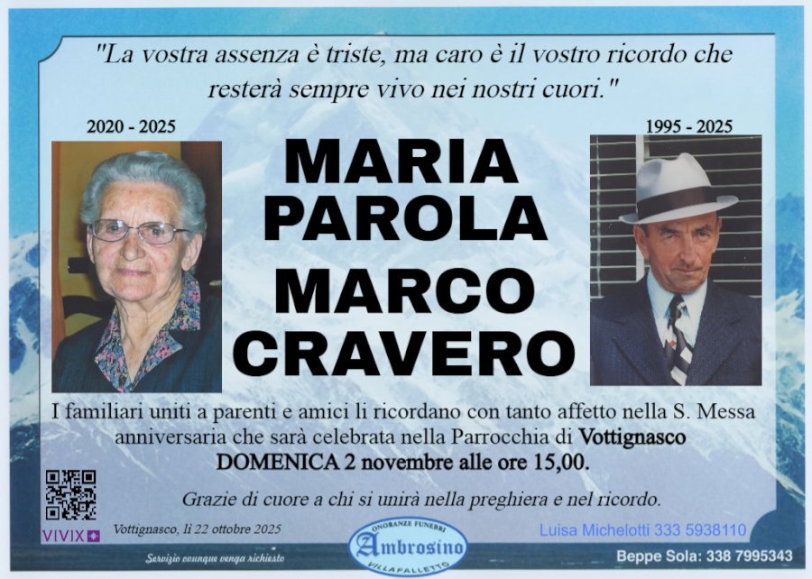 Manifesto di MARIA PAROLA Manifesto di MARIA PAROLA
