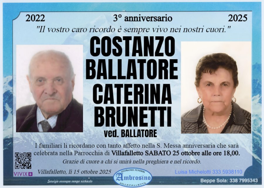 Manifesto di COSTANZO BALLATORE Manifesto di COSTANZO BALLATORE