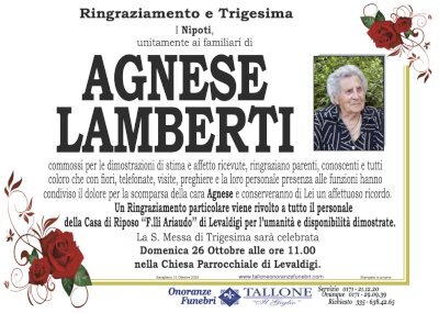 AGNESE LAMBERTI