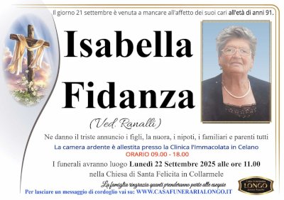 ISABELLA FIDANZA in RANALLI