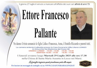 ETTORE FRANCESCO PALLANTE