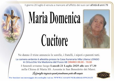 MARIA DOMENICA CUCITORE