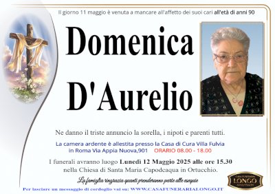DOMENICA D'AURELIO