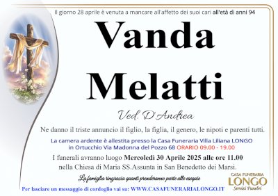 VANDA MELATTI in D'ANDREA