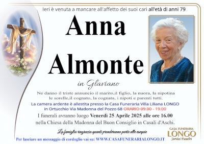 ANNA ALMONTE in GLAVIANO